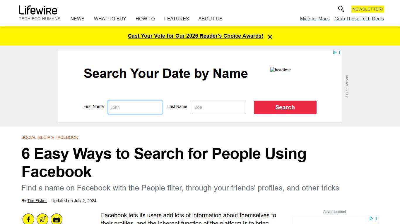 6 Easy Ways to Search for People Using Facebook